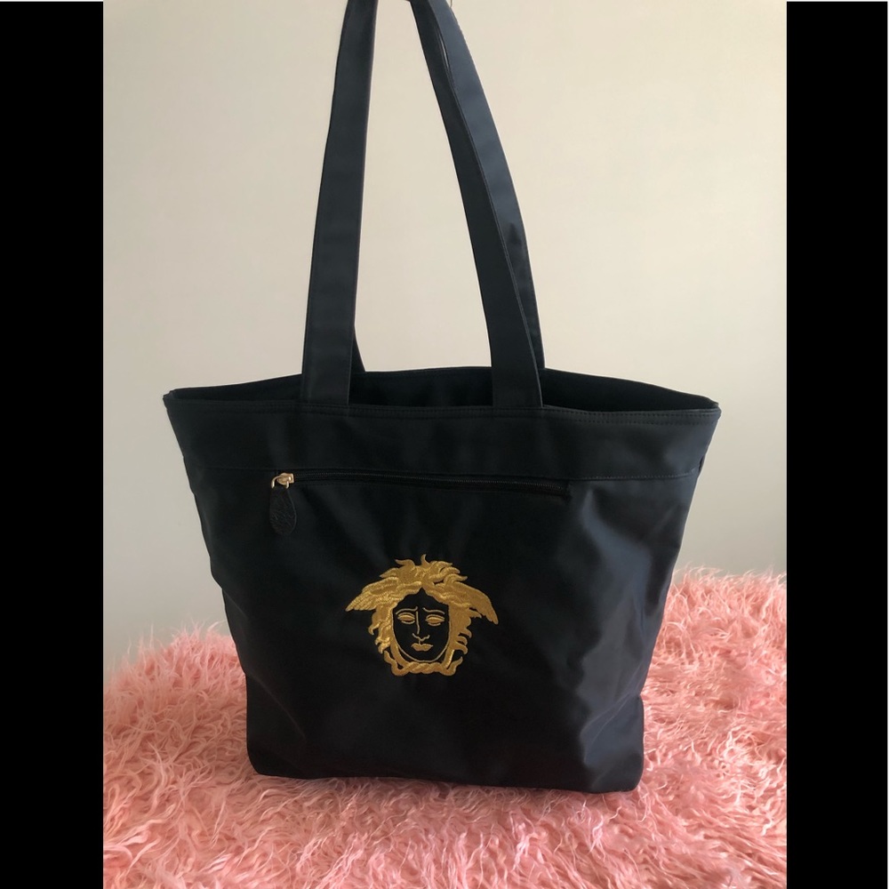Gianni Versace Nylon Tote Bag
